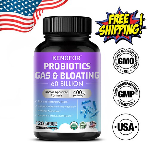Probiotika 60 Milliarden Probiotic Blähungen lindern 30 bis 120 Kapseln - Bild 1 von 11