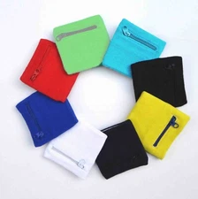 Wrist Wallet Pouch Band Zipper Running Travel Cycling Safe Bag Sports Gym Bag