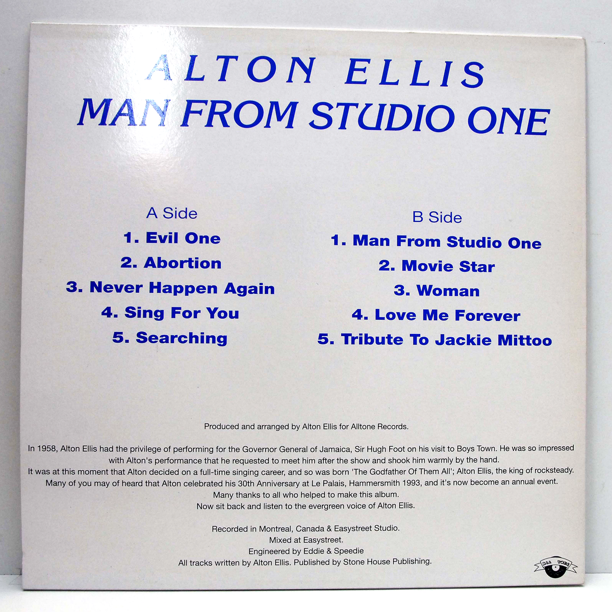 Alton Ellis Man from Studio One NM # 72 | eBay