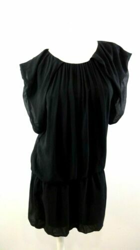 Robe Daim Noire Zara Taille 36 - Occasion Très Bon état, Style Trapèze
