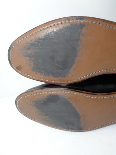Mason Classics Loafers Men's Black Leather Wingtip Kiltie Tassel Shoes US 8.5D - Picture 12 of 12