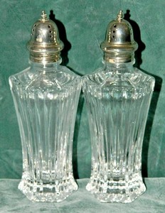 mikasa diamond fire salt and pepper shakers
