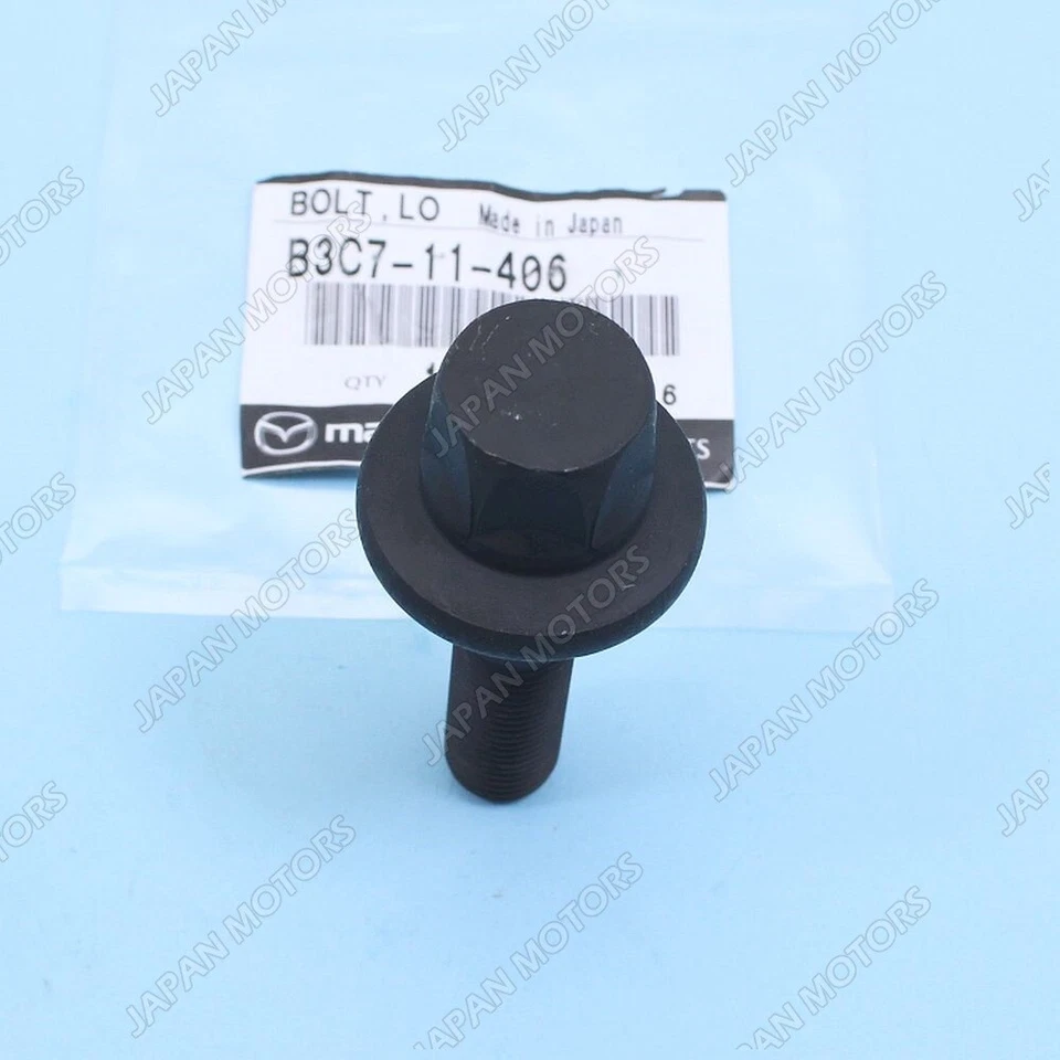 Genuine OEM  Mazda Crankshaft Pulley Bolt, Large Nose Mazda 323 MX-5 B3C7-11-406 - Image 3 of 4