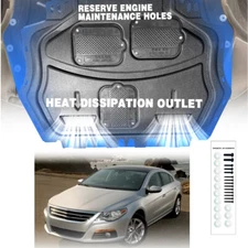 For Volkswagen CC 2009-2017 Black Auto Under Engine Splash Shield Guard Mudguard