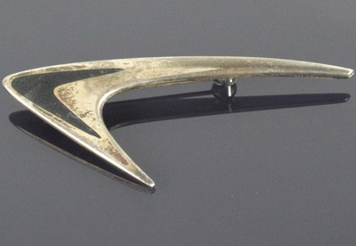 Authentic PAUL WARMIND Denmark #85 Sterling Silver 925 Pin Brooch 