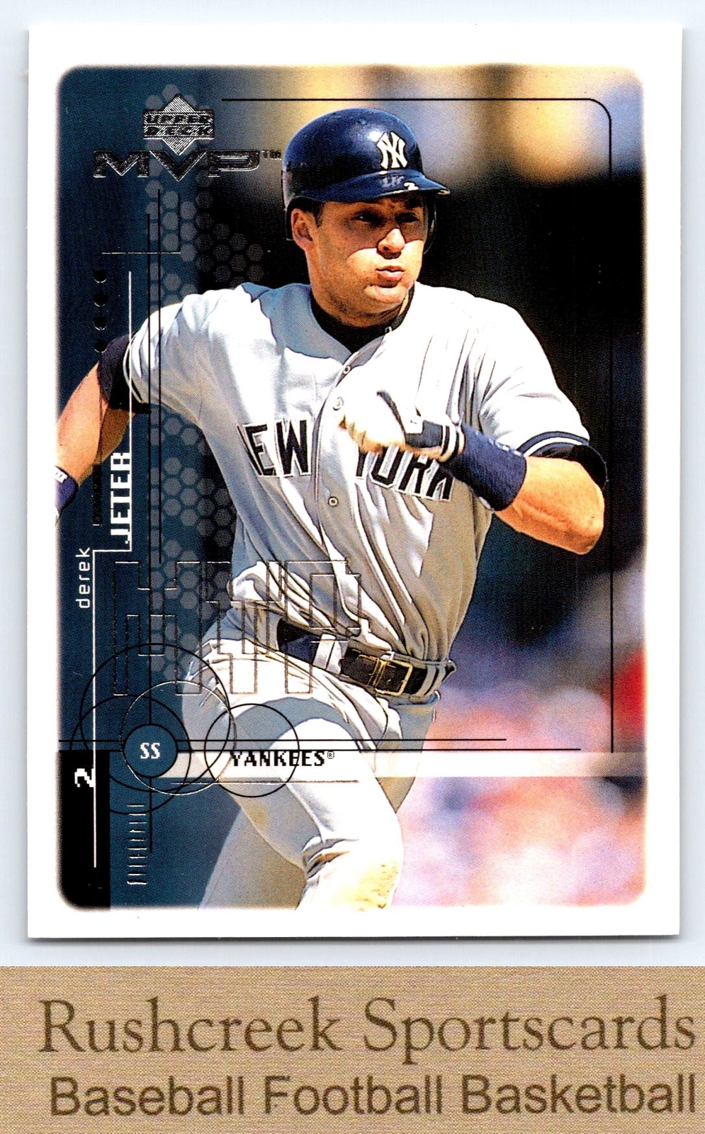 1999 Upper Deck MVP #139 Derek Jeter Silver Script