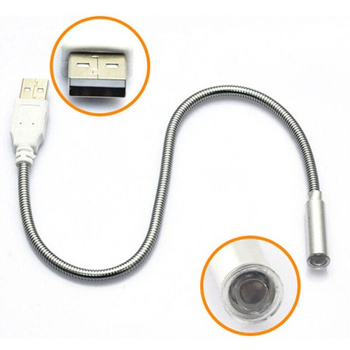 1Pc Portable pocket USB keyboard flexible light PC notebook laptop LED lamp r*mx - Photo 3/9