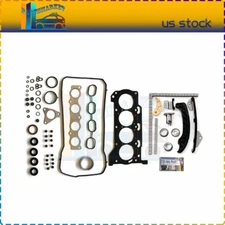 HEAD GASKET SET ENGINE TIMING CHAIN KIT Fits Corolla Matrix Vibe xD 1798CC 09-15