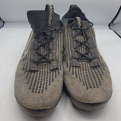 Nike Air VaporMax Flyknit Oreo Black Gray Mens Size 11.5  display picture 3