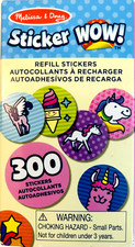 Unicorn Melissa  Doug Sticker Wow Refill Set 300 Stickers