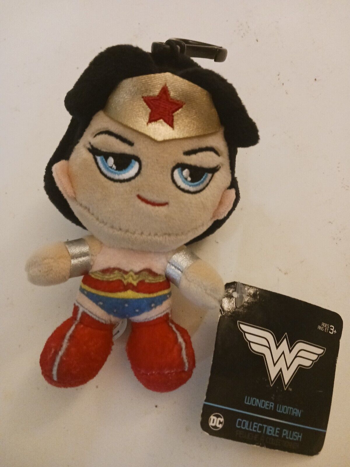 Wonder Woman Clip On Heroez Clipz 5" Backpack Plush Keychain Collectors 1173