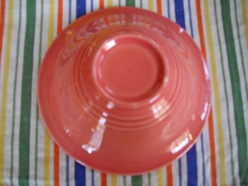 Vintage Homer Laughlin HARLEQUIN ROSE 6 1/4" Cuenco Fiesta ~ - Imagen 8 de 10