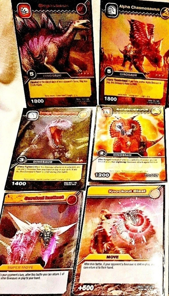 Dinosaur King (2008) | Cards | Collection | Dinosaur King TCG | Upper Deck | TCG - Image 4 of 4