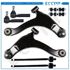 For 2001-2010 Chrysler PT Cruiser 8PCS Lower Control Arms Tie Rods sway Bars Kit