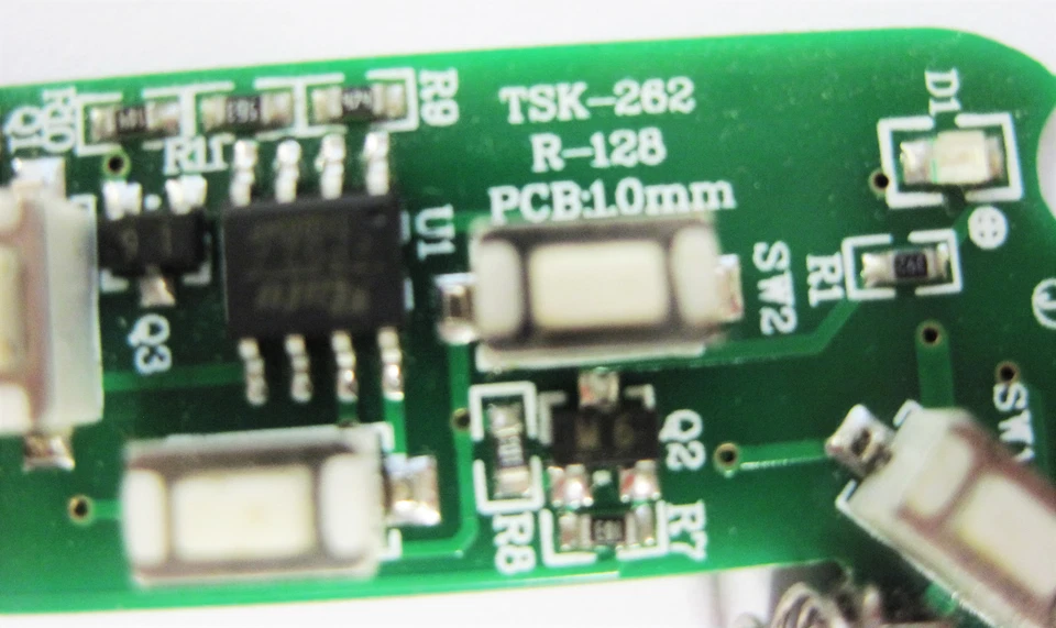 Vision TSK-262 R-128 keyless remote transmitter clicker controller fob 303 MHz - Image 4 of 4