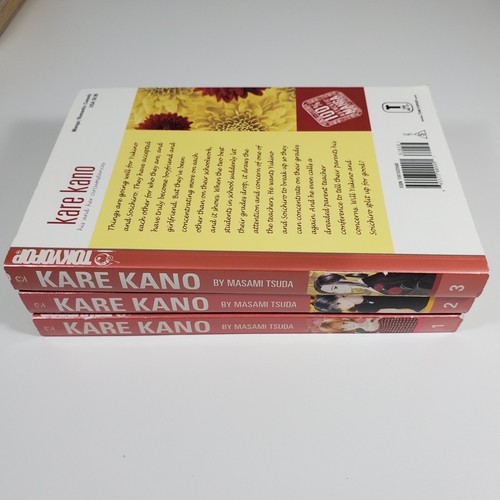 Kare Kano Manga Graphic Novel Lot of 3 Volumes 1 2 3 Masami Tsuda English PB - Picture 5 of 9