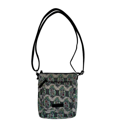 Vera Bradley Crossbody Bag Mini Hipster Geometric Pattern Front Pocket - Afbeelding 1 van 5