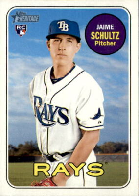 Jaime Schultz 2018 Topps Heritage High Rookie Card #558