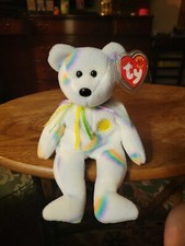 TY Beanie Baby - CHEERY the Sunshine Bear (8.5 inch) - MWMT's Stuffed Animal Toy