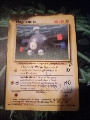 Pokémon TCG Magnemite Base Set 2 79/130 Regular Unlimited Common