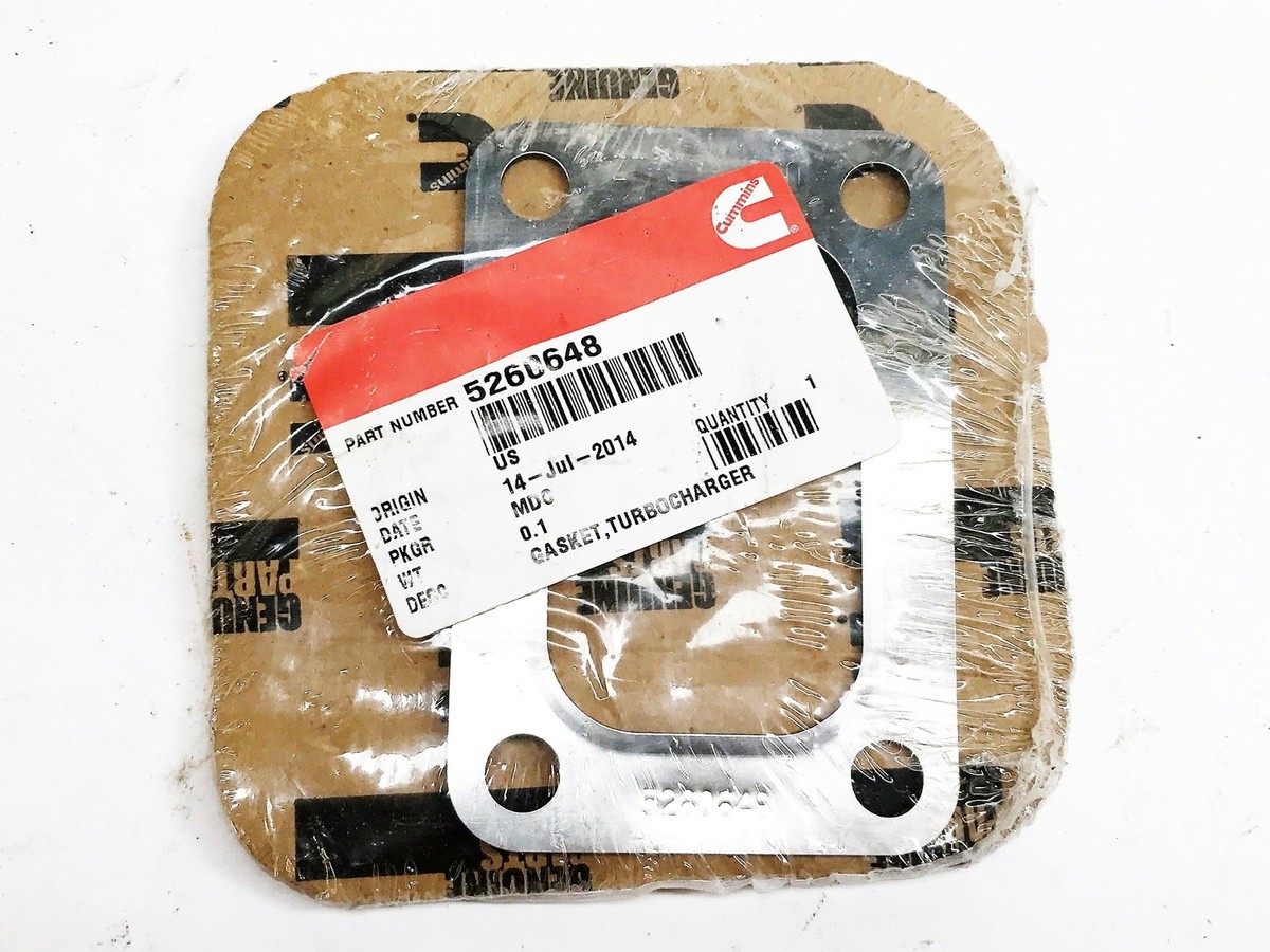 Cummins OEM Turbocharger Gasket 5260678 NOS | eBay 
