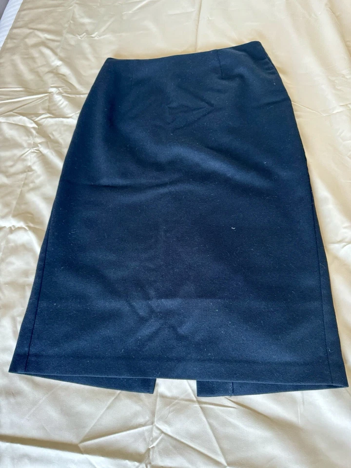 Falda Lápiz Lana Vintage Años 90 Benetton Talla 40/S