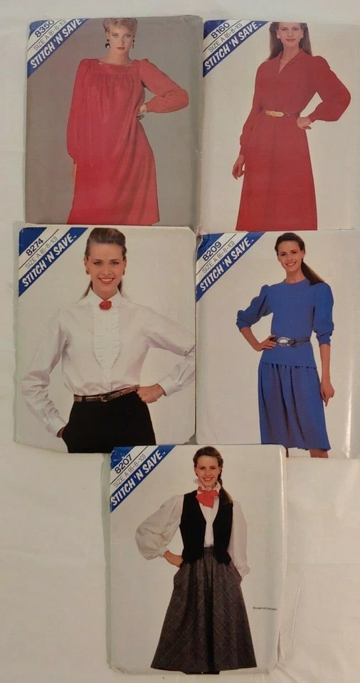 11 McCall's  Stitch 'n Save Pattern 10 Factory Folded and 1 Cut  - Image 4 of 4