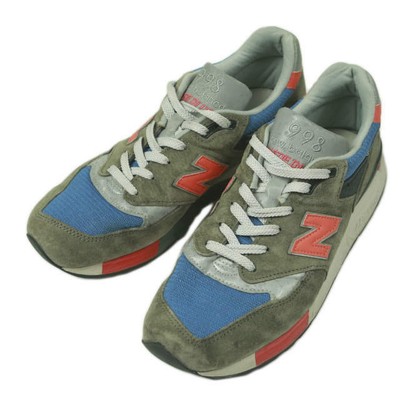 NEW BALANCE x J.CREW M998JC3 US9.5D(27.5cm) olive Made In USA Sneaker shoes  | eBay