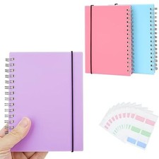3 Pack Small Notebook, 3.5x5.5 Pocket Notebooks With 3.5" x 5.5" College Ruled