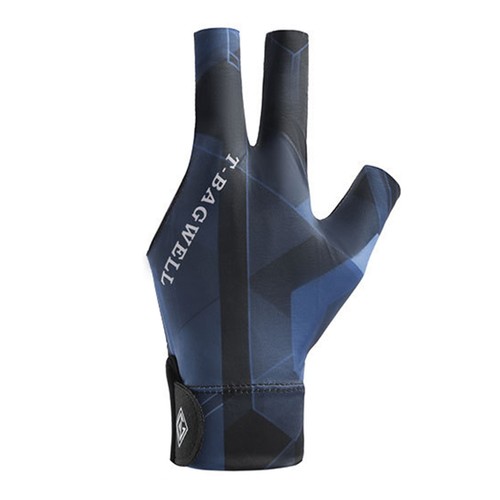 Kamui QuickDry Billiard Glove For LEFT Hand (Right-Handed Players) - Black, Size L