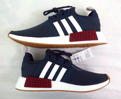 Size ADIDAS ORIGINALS Men's NMD R1 Sneaker Shoes Navy White