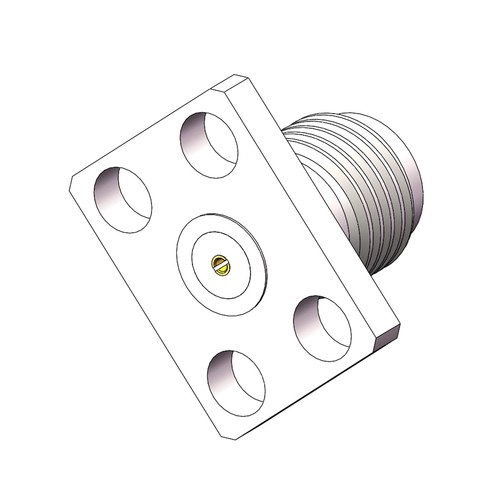 SMA female RF connector, detachable connector, stainless steel - Picture 14 of 62