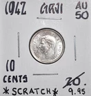 1942 Canada 10 Cents *Scratch