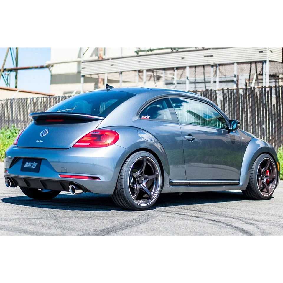 Escape trasero Borla 140485 tipo S acero inoxidable gato para Volkswagen Beetle 2.0 2012-17 Foto 2 de 4