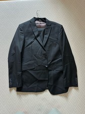 M&S Men’s 2-Piece Suit Black Slim Fit 42R Jacket Trousers 36W