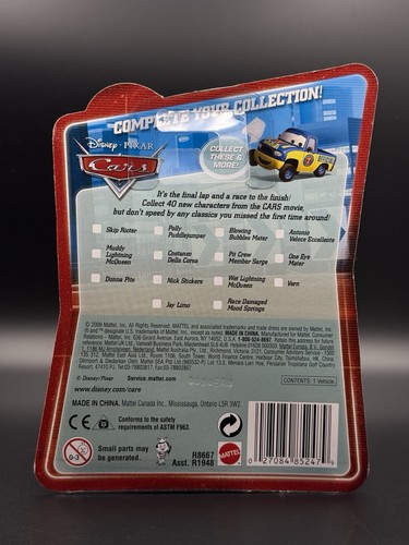Disney Pixar Cars Final Lap Collection Race Damaged Mood Springs Excellent Card - Picture 5 of 19