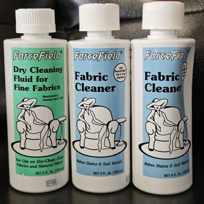 FORCEFIELD FABRIC CLEANER PROFESSIONAL STRENGTH 4 oz - Lot Of 3