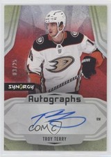 2021-22 Upper Deck Synergy Auto Red 3/25 Troy Terry #A-TT Auto 0f5t