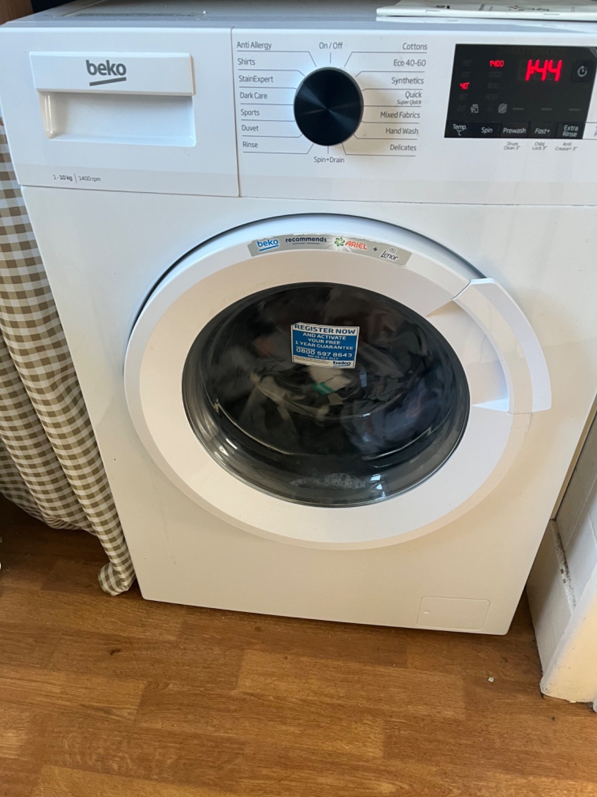 beko 10kg washing machine