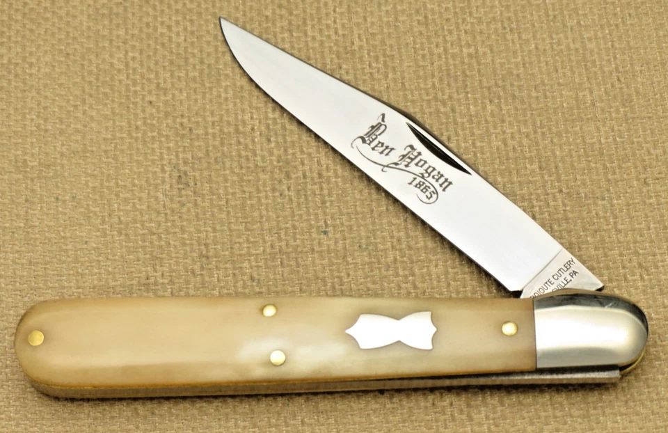 Нож TIDIOUTE от Great Eastern Cutlery No651122 «Бен Хоган» гладкая белая кость - Изображение 3 из 4