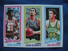1980/81 Topps Basketball Allen Leavell Foots Walker F. Williams #223-53-106