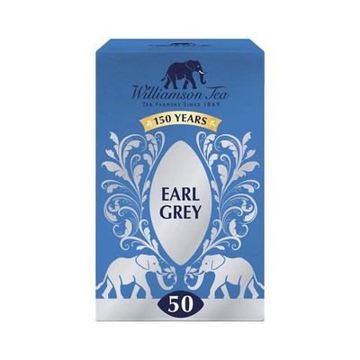 Williamson Tea Earl Grey 50 Teebeutel Premium UK Schwarz Teebeutel