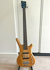 Warwick Corvette Standard 5 Bass Guitar - Made in Germany 2008 - Natural