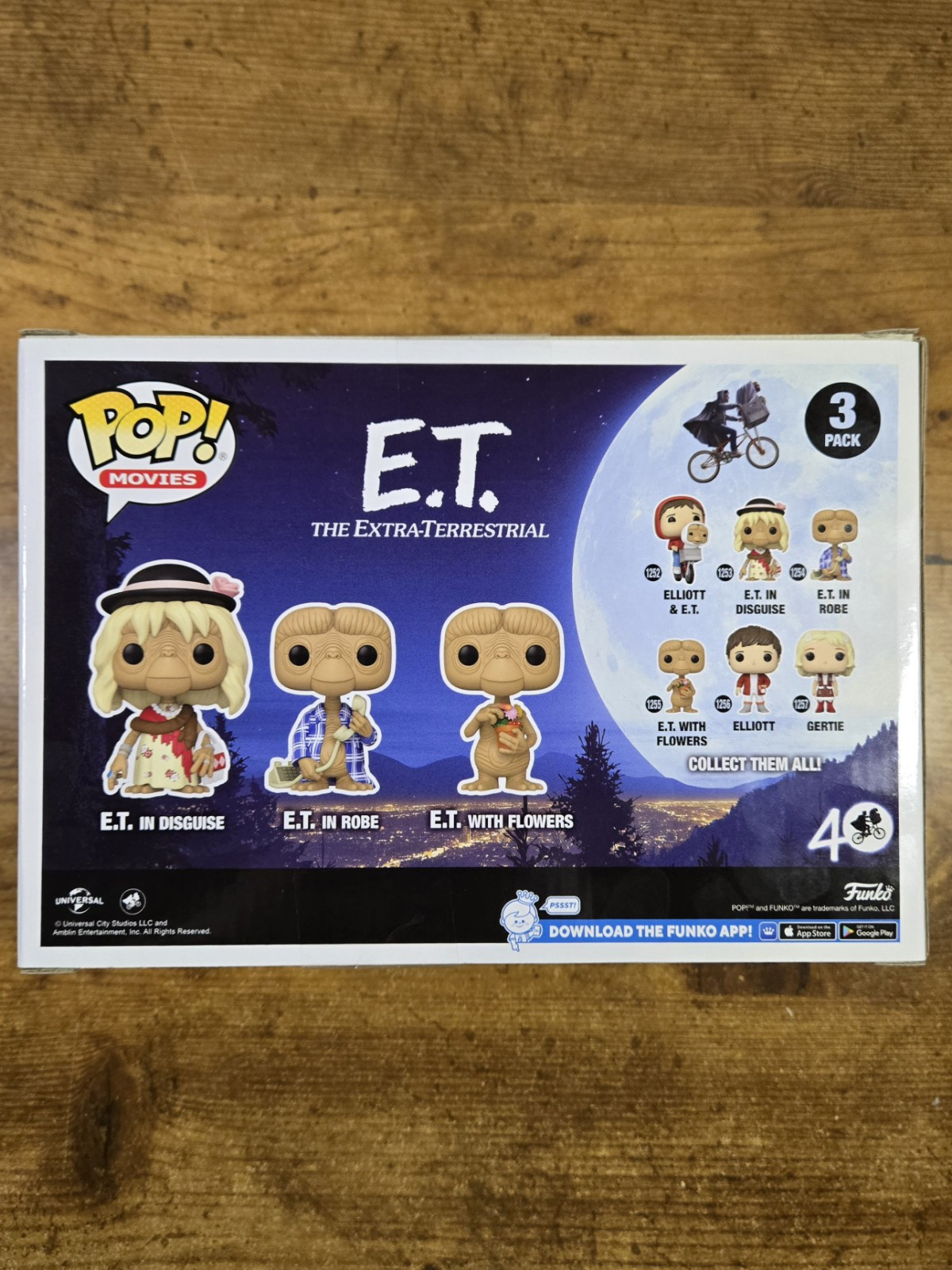 Funko POP! Movies 3-Pack E.T. (Disguise/ Robe/ Flowers) Walmart