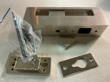 Cavilock CL400B-PR-38-LH Magnetic Privacy Door Pull Set for 1-3/8" Doors - Satin