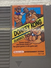 Donkey Kong Classics Nintendo NES - CIB Complete in Box! EXCELLENT Condition!
