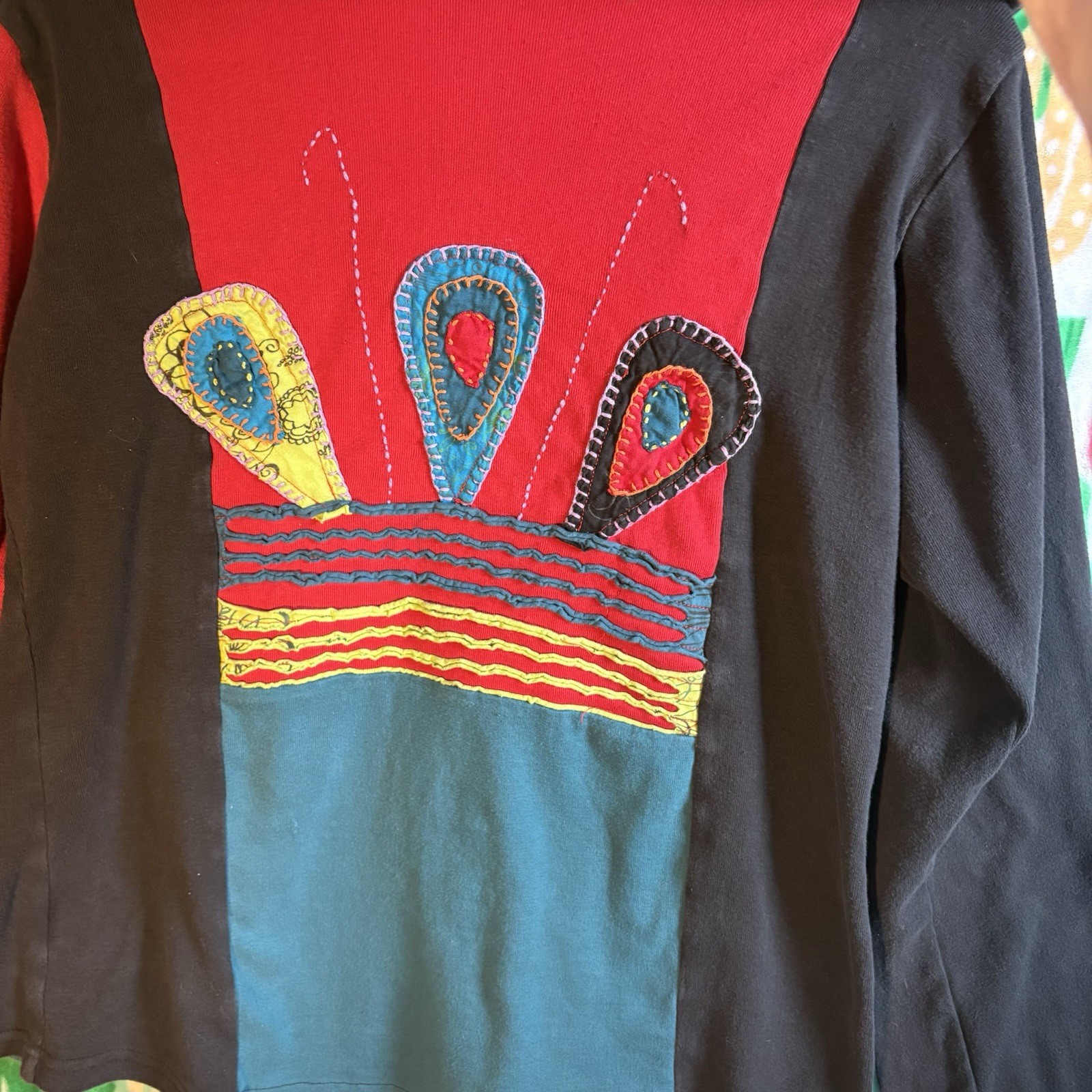 The Collection Royal Boho Patchwork Embroidered S… - image 7