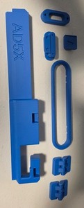 Flashforge ad5x Enclosure Printed Accent Parts - Blue