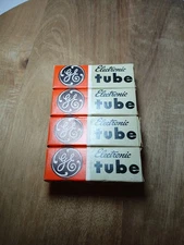 Set Of 4 Vintage GE Electronic Vacuum Tubes 9003