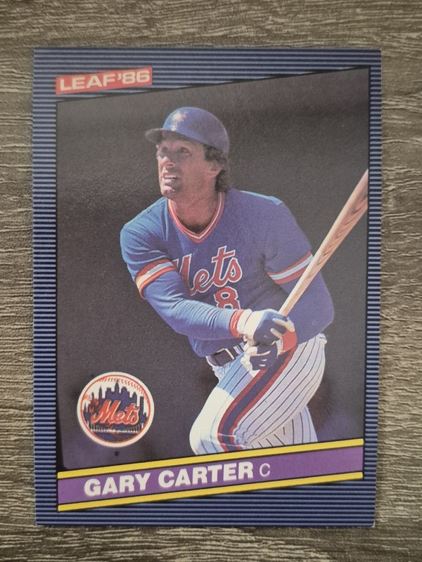 Gary Carter 1986 Leaf  #63 New York Mets HOF 